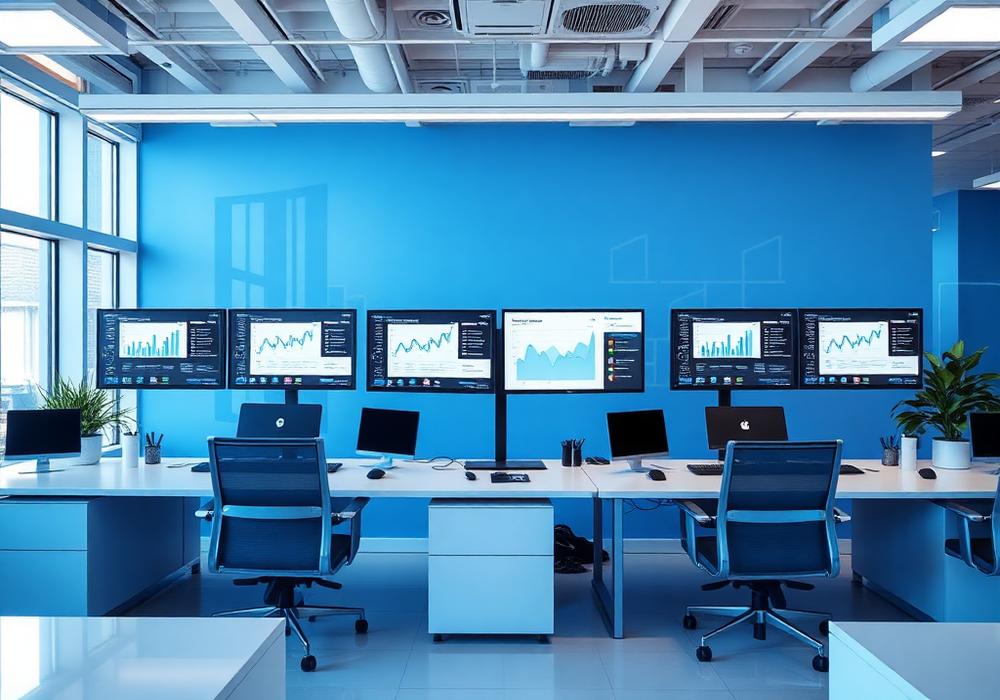 Modern analytics office